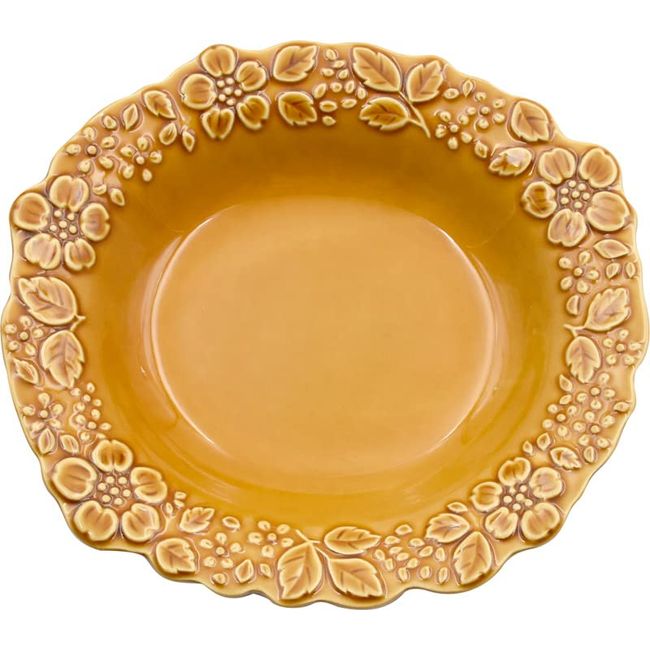 Mino Ware YUKURI Ruliev Curry Plate, Microwave Safe, Dishwasher Safe, Made in Japan ame 08382