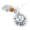 Essential Oil Diffuser for Car Rear View Mirror Charm Celestial Sun Car Charm