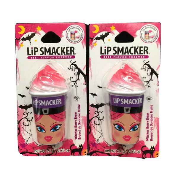 Lip Smacker Latte Cup Lip Balm Witches Berry Brew Best Flavor Forever NEW Pink 2