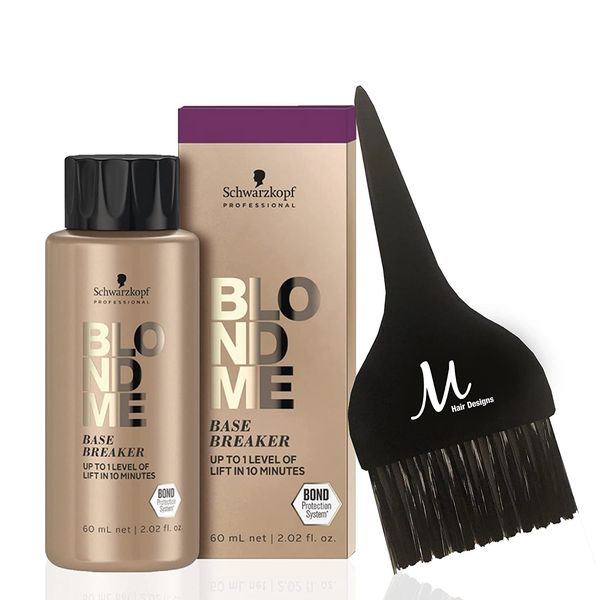 Bundle 2: (1) Schwarzkopf Blondme Base Breaker Soft Cool 2.02 oz and (1) M Hair