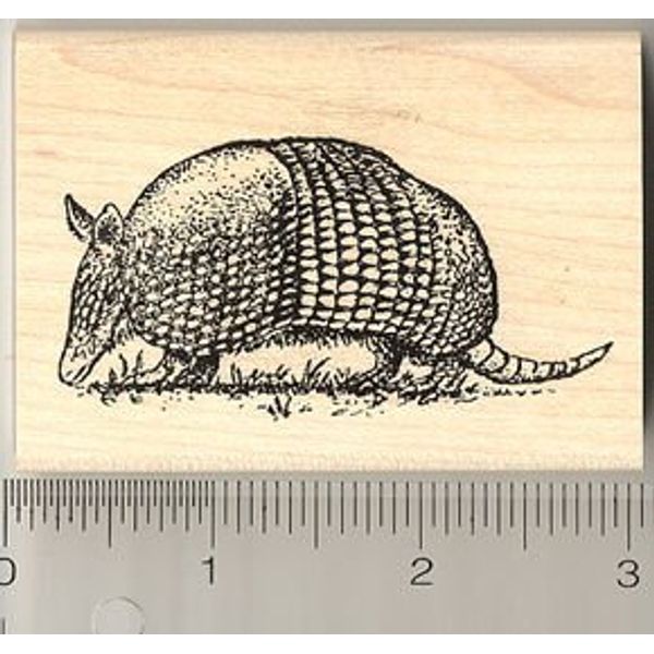 Armadillo Rubber Stamp