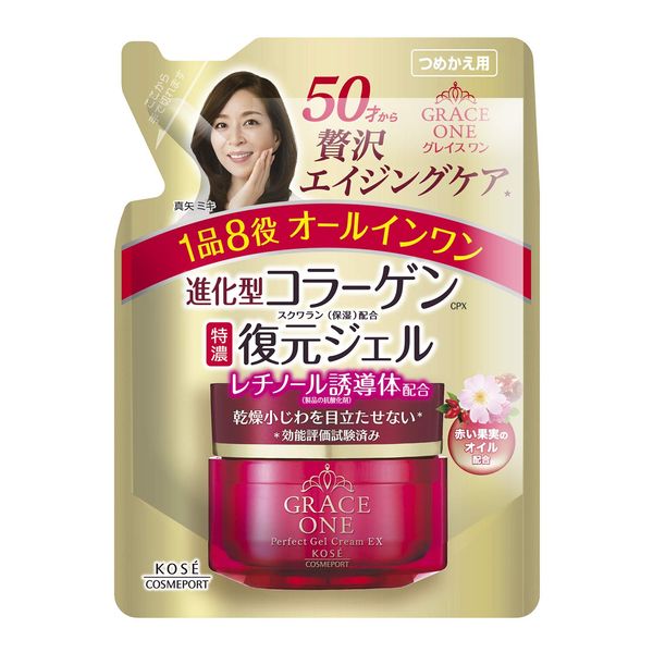 Kose Grace One All-in-One Moisturizing Repair Gel EX Refill, 3.2 oz (90 g)
