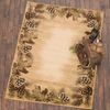 BLACK FOREST DECOR Misty Pinecones Rug - 2 x 3
