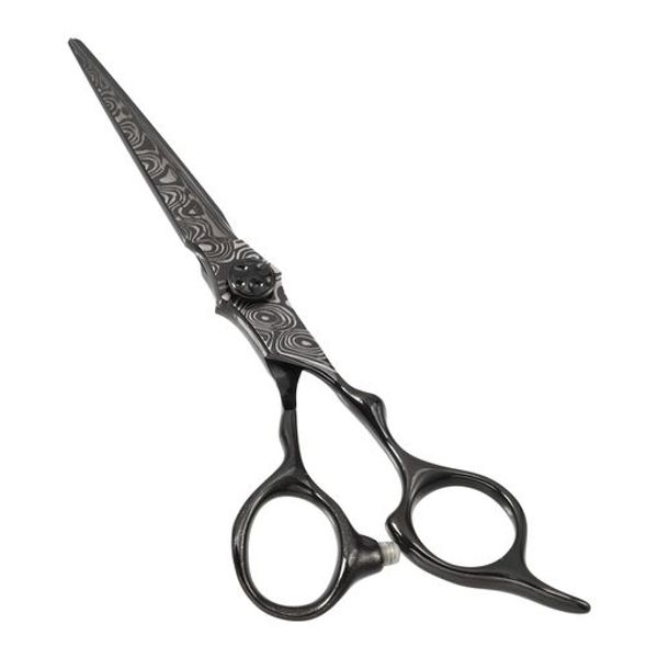 VOCOSTE Hair Scissors Hair Cutting Scissors Barber Scissors Stainless Steel Razor Black