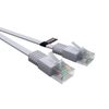 rhinocables Flat Ethernet Cat5e Network Patch Cable Slim Thin Low Profile LAN Patch Internet Lead for Xbox, PS4, Modem, Router, PC, Smart TV, Android Box 'Grey, 1m'