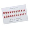 Hand-made UV Gel - Icy Blush Champagne Rhinestone - Removable Nail Patch Set