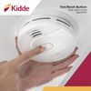 Kidde Smoke Detector, 10-Year Battery, LED Indicators, Replacement Alert, Test-Reset Button, 2 Pack