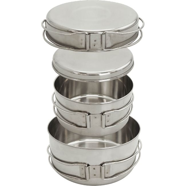 Hack Montagna HAC3020 Stainless Steel Outdoor Cooker, Set of 4