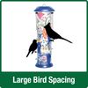 Wild Wings Fantasy Floral Easy Clean Feeder