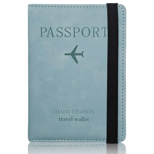 Vetntihose Passport Case, Skimming Prevention, Passport Cover, Passport, Card Case, Multifunctional Storage Pocket, Domestic and Overseas Travel Supplies, Travel Wallet, Passport Bag, Pouch, Overseas