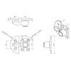 Gravelly Fastener Swivel Toggle Catch Lock Trailer Number Plate Clips 2 Pack