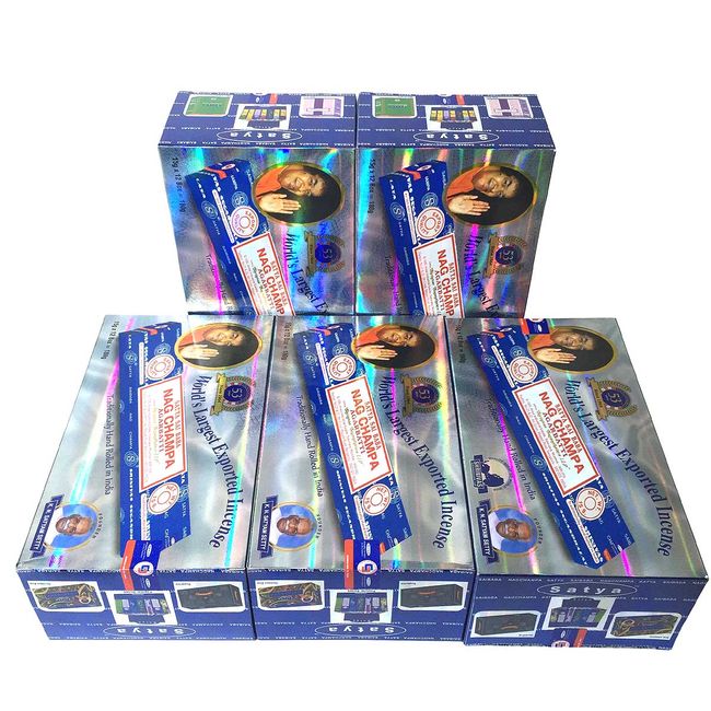 Incense Saibaba Nag Champa Incense Stick Wholesale Bulk Price 5BOX (60 Boxes) Free Shipping /SATYA SAI BABA NAG CHAMPA /Incense/Indian Incense/Asian Miscellaneous Goods