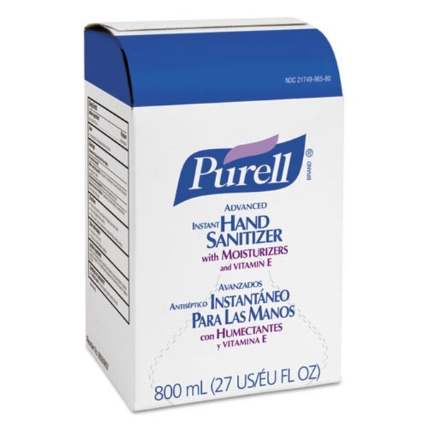 Purell 965712 800 mL Advanced Gel Hand Sanitizer - Unscented (12/Carton) New