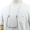 Tacy Case Glasses Chain Frame Holder Antique Black 214BK Total Length: 70cm