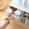 Stylish 4-Drawer Desk & Makeup Organizer - White Cosmetic Storage Box