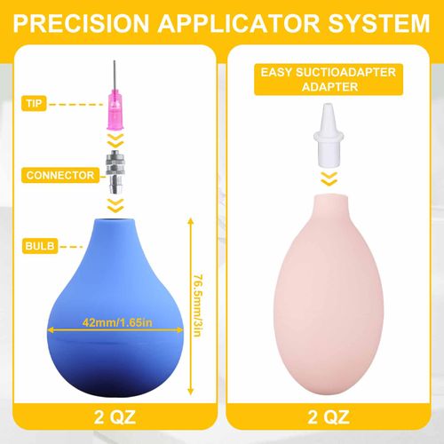 152Pcs Slide Trailer Bottles for Pottery, Ceramic Precision applicators Ceramic Precision applicators Pottery Bulb Applicator Needle Tip Glue Applicator Clay Tools Set DIY Pottery Applicator Bottles