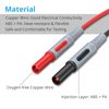 Proster Multimeter Test Lead 24pcs Electrical Multitester Leads Multimeter Probe Alligator Clips Replaceable Volt Clamp Meter Leads Electronic Test Lead
