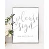 Party Pack 2 - The Script Collection | A5 Signs - Wedding Reception Essentials (Silver)