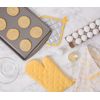 DII Basic Terry Collection Quilted 100% Cotton, Potholder, Yellow, 3 Piece