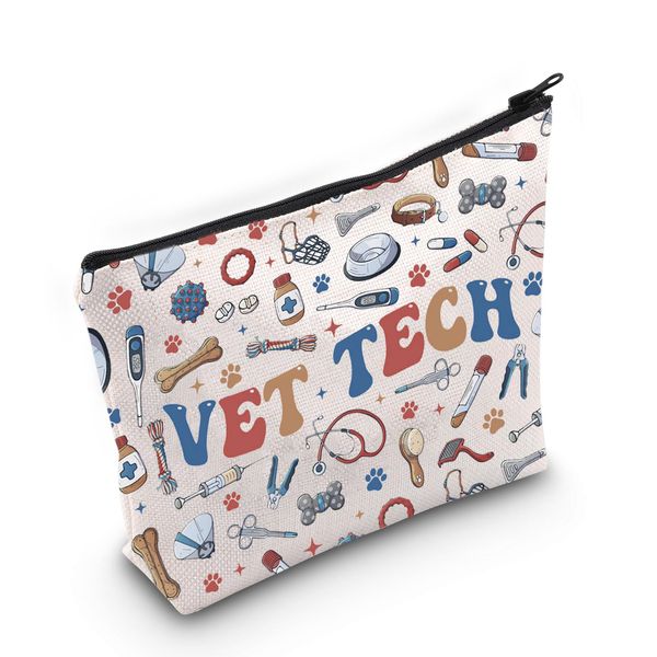 Veterinary Technician Gift Vet Tech Survival Kit Portable Travel Accessories Toiletry Bag Makeup Bag