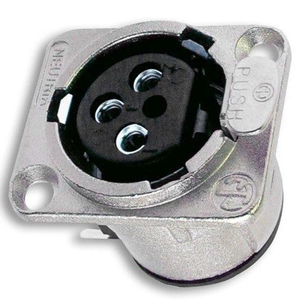 NEUTRIK NC3FD-H XLR SOCKET 3P PCB 90 DEGREE [Pack Size: 2] Pro-Series (MULTIPACK)