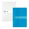 Herlitz Easy Orga to Go A5 Polyfoam Document Folder - Transparent Colourless (Pack of 6)