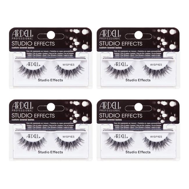 Ardell Studio Effects Wispies Black, 4 Pack