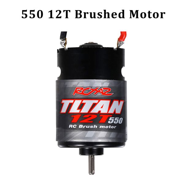 RC 550 12T Brushed Motor for 1/10 RC Car HSP Heat-Resistance Running Motors W6U3