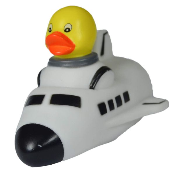 MORTENTR Rubber Duck Space Venture Shuttle, Brand Toy Bathtub Rubber Ducks That Floats Upright, Birthday Baby Shower, All Depts.Space Venture Future Dreaming Favor Gift c