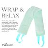 Therawell Warming Clay Bead Body Wrap Heating Pad, Perfect for Neck & Shoulder, Hot Cold Therapy Wrap with Lavender & Chamomile Scent, Mint Green, Pack of 1