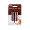 2 x Coconut Moisturising Lip Balm Tubes by Pretty - Softens, Soothes & Protects Dry Chapped Lips - 2 x 4.3g