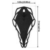 Allen Company EZ Mount Silhouette Skull Peg, Black
