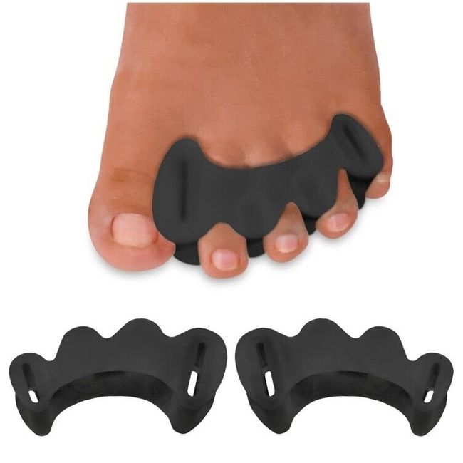 2Pairs Toe Separators Toe Spacers for Women Men to Correct Bunion Relieve Feet