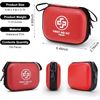 Mini First Aid Kit - 150 Piece Small Waterproof Hard Shell Medical Kit for Ho...