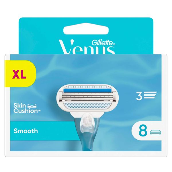 Gillette Venus Smooth Replacement Blades (Pack of 8) 7702018365067 Original 8