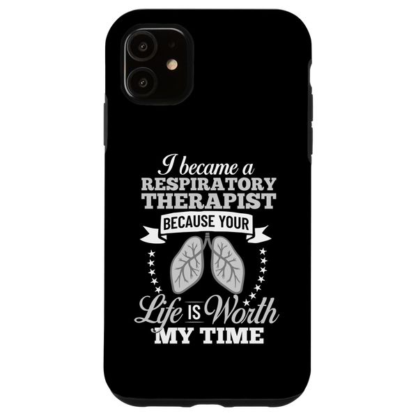 iPhone 11 Lungs Organ Respiratory Therapist Professional Exercise Case