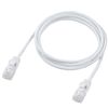 Elecom ECLD-GPAM/WH10 LAN Cable CAT6A 3.3 ft (1 m) Nail Breaking Prevention Mesh Cable, White