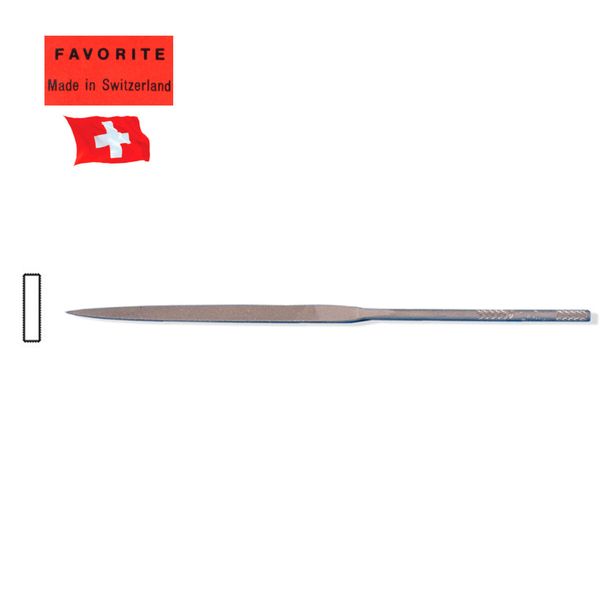 Favorite Swiss Warding Needle Files, 5 1/2" (140mm) Length, (Cut 0)