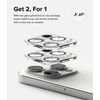 Ringke Camera Glass Protector Compatible with iPhone 15 Pro Max (2023), Hard Tempered Glass Camera Lens Screen Protector - 2 Pack