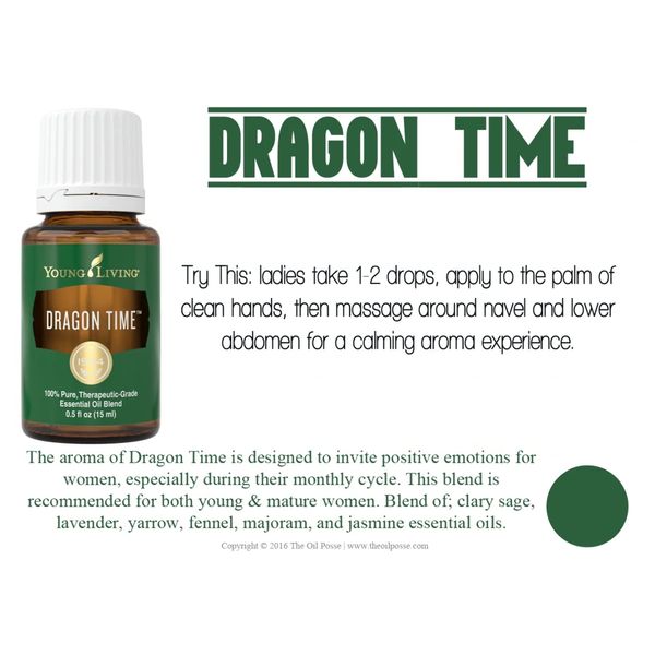 Dragon Time 15 ml Essential Oil by Young Living – Balancing & Soothing Aroma for Comfort and Relaxation – Sweet Natural Scent