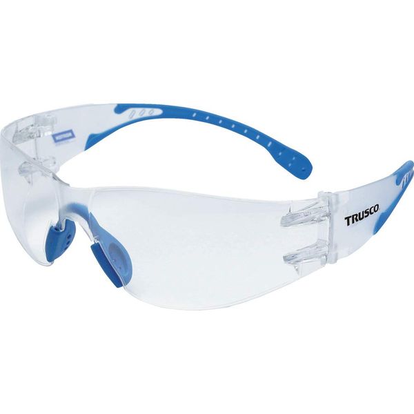 TRUSCO SLPG Ultra Lightweight Protective Glasses, 0.6 oz (18 g), Clear Lens, Storage Bag Included