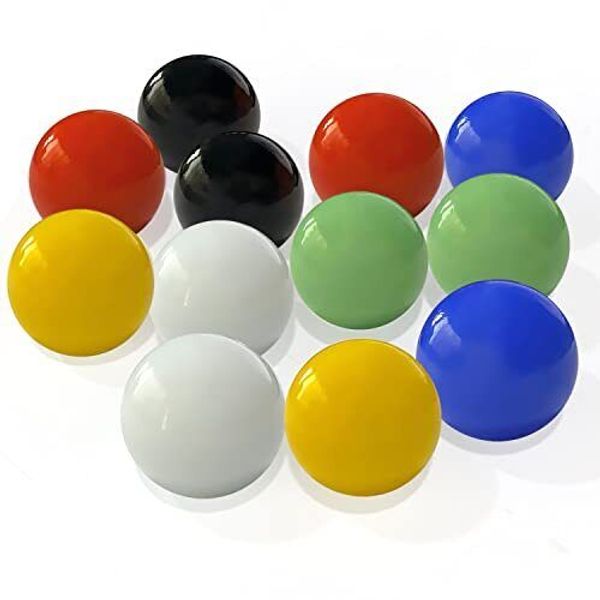 60 Pcs Glass Marbles, Bulk Marbles, for Various Marble Games 0.63 Multicolor