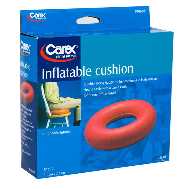 2 Pack Donut Pillow for Tailbone Pain, Inflatable Donut Cushion Seat with A  Seat