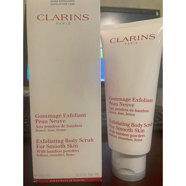 Clarins Exfoliating Body Scrub for Smooth Skin 6.9oz HUGE SAVING!