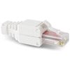Bordhap 10 x Network Connectors Tool-Free RJ45 CAT6 LAN UTP Cable Plug Without Tools Cat5 Cat7 Installation Cable Patch Cable