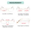 Eyekepper 3-Pack Readers Rectangular Spring Temple Large Metal Reading Glasses Men Silver