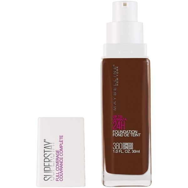 Maybelline New York Super Stay Full Coverage Liquid Foundation Makeup, Espresso,