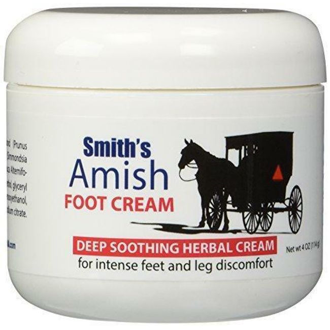 Smith's Amish Foot Cream Deep soothing herbal cream for intense foot and leg