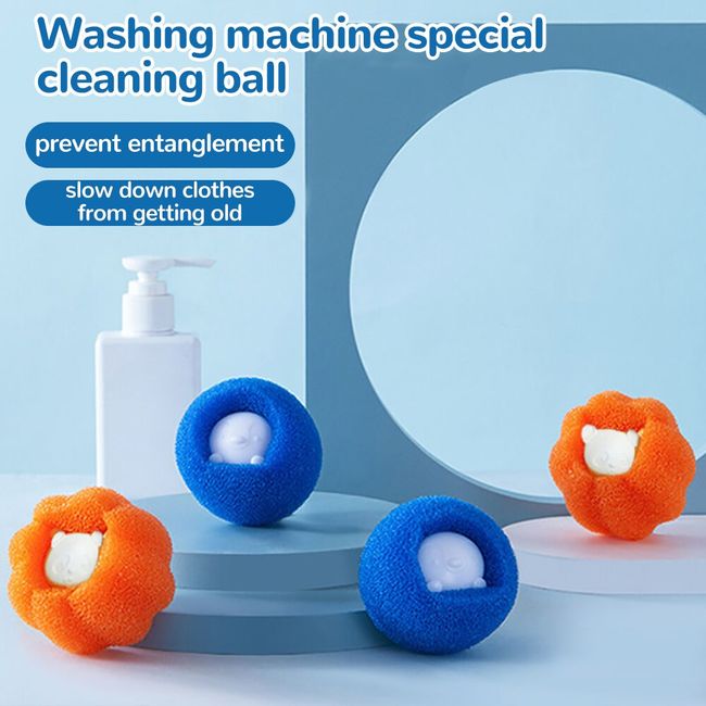 2-4pcs Reusable Washing Machine Hair Remover Pet Fur Lint Catcher Filtering  Ball