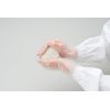 Showa Gloves No.846 Disposable Gloves, Clean Hands, 100 Pieces, Translucent, Size S, 1 Box, Clear